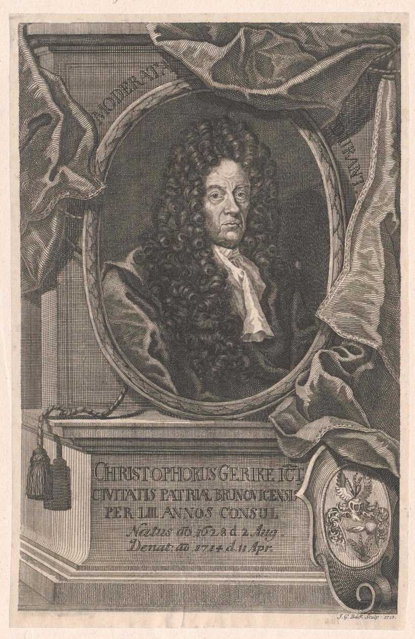 Christoph Gericke (tryck) av Artist Unknown