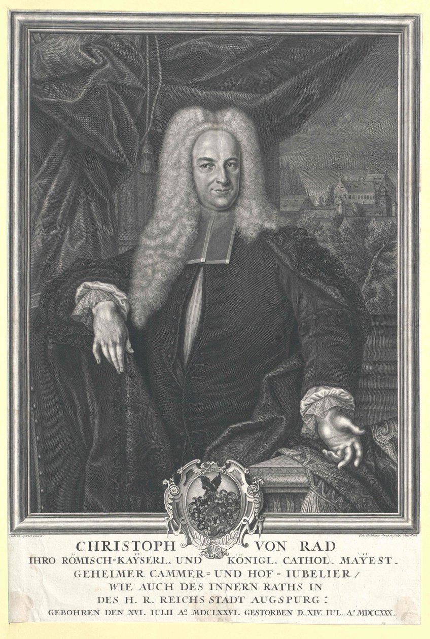 Christoph von Rad av Artist Unknown
