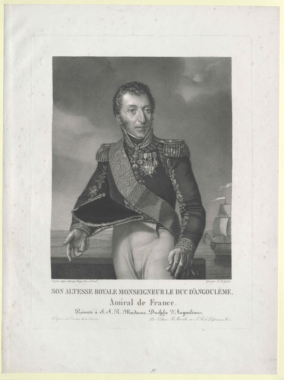 Frankrikes tronföljare Louis Anton av Artist Unknown