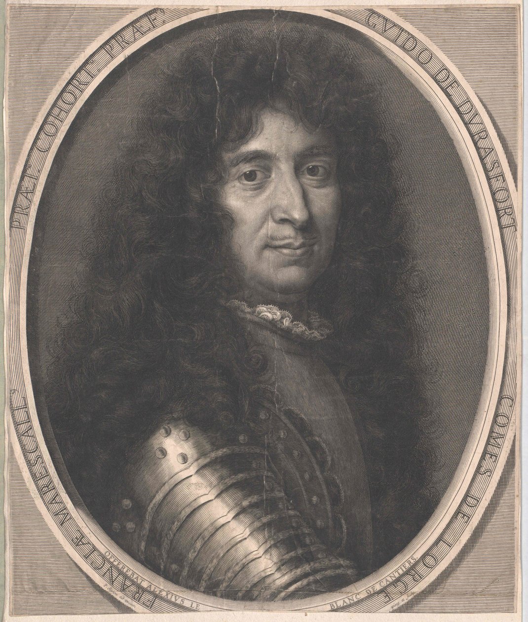 Hertigen av Lorges Durfort (tryck) av Artist Unknown