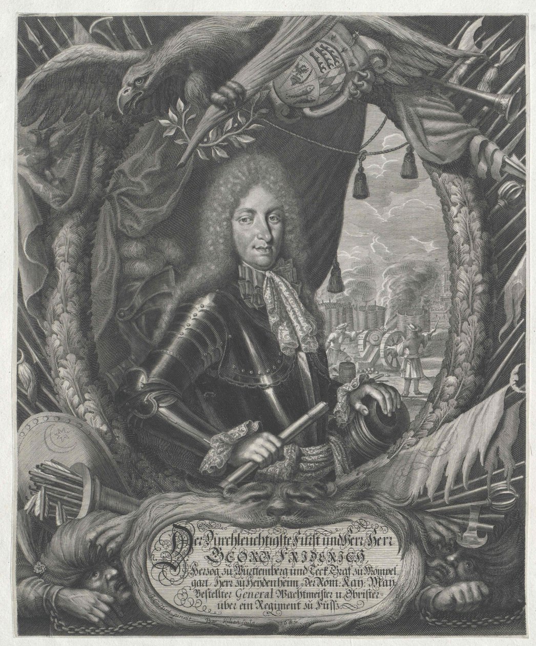 Hertig av Württemberg Georg Frederick av Artist Unknown