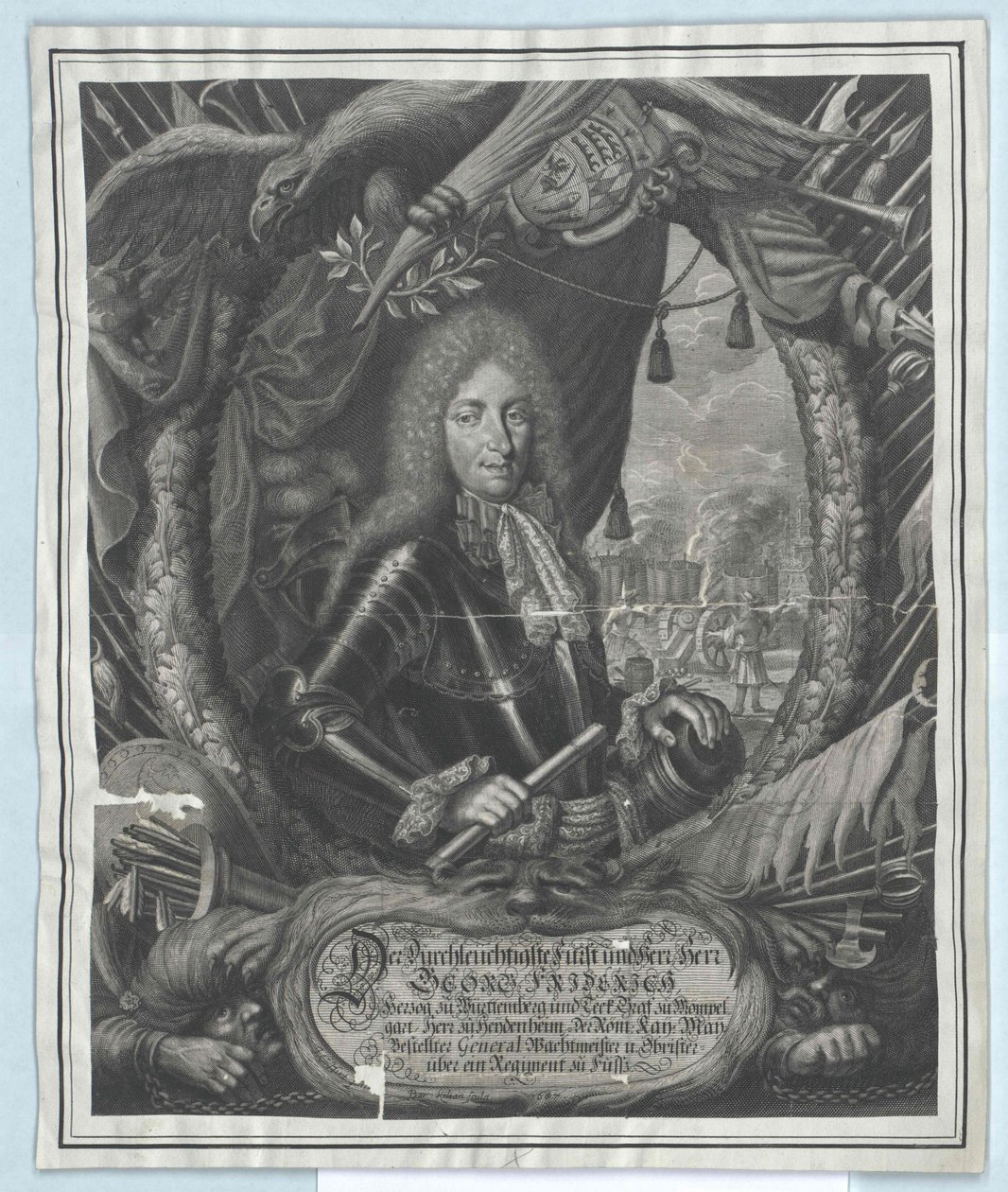 Hertig av Württemberg Georg Frederick av Artist Unknown