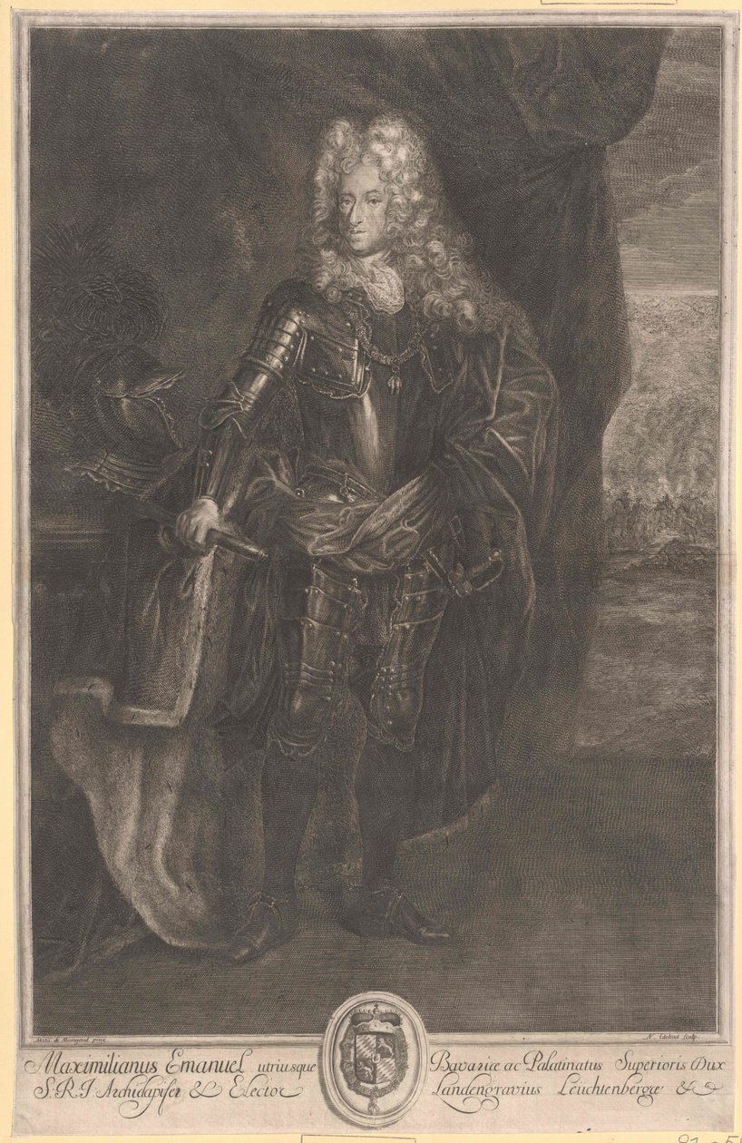 Kurfurste av Bayern Maximilian II Immanuel av Artist Unknown
