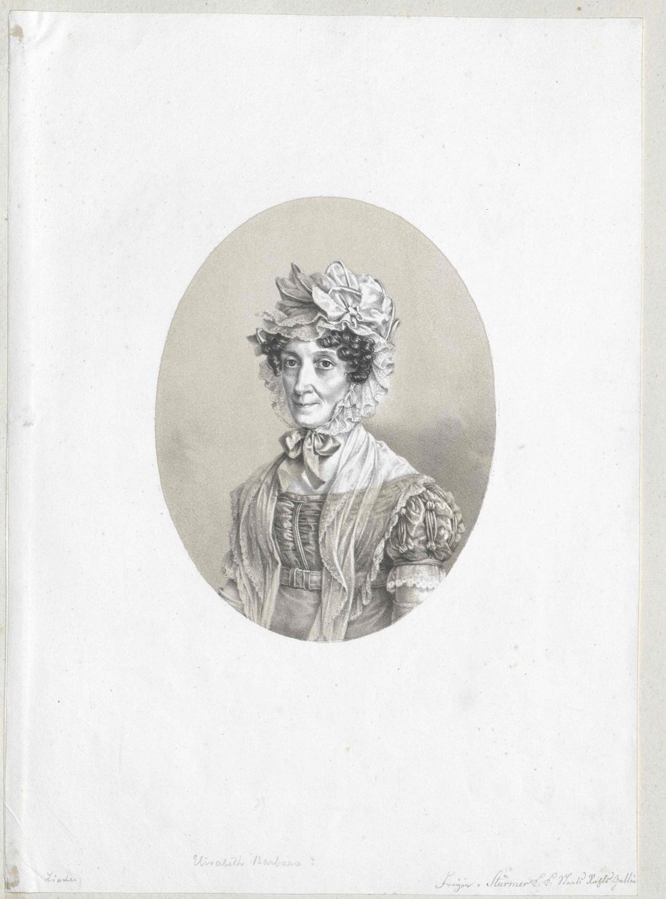 Elisabeth Barbara baroness von Testa av Artist Unknown