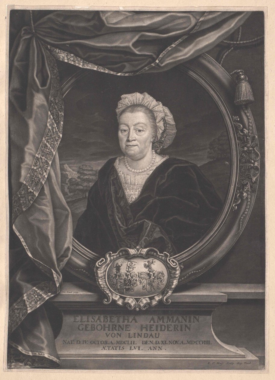 Elisabetha Heider av Artist Unknown