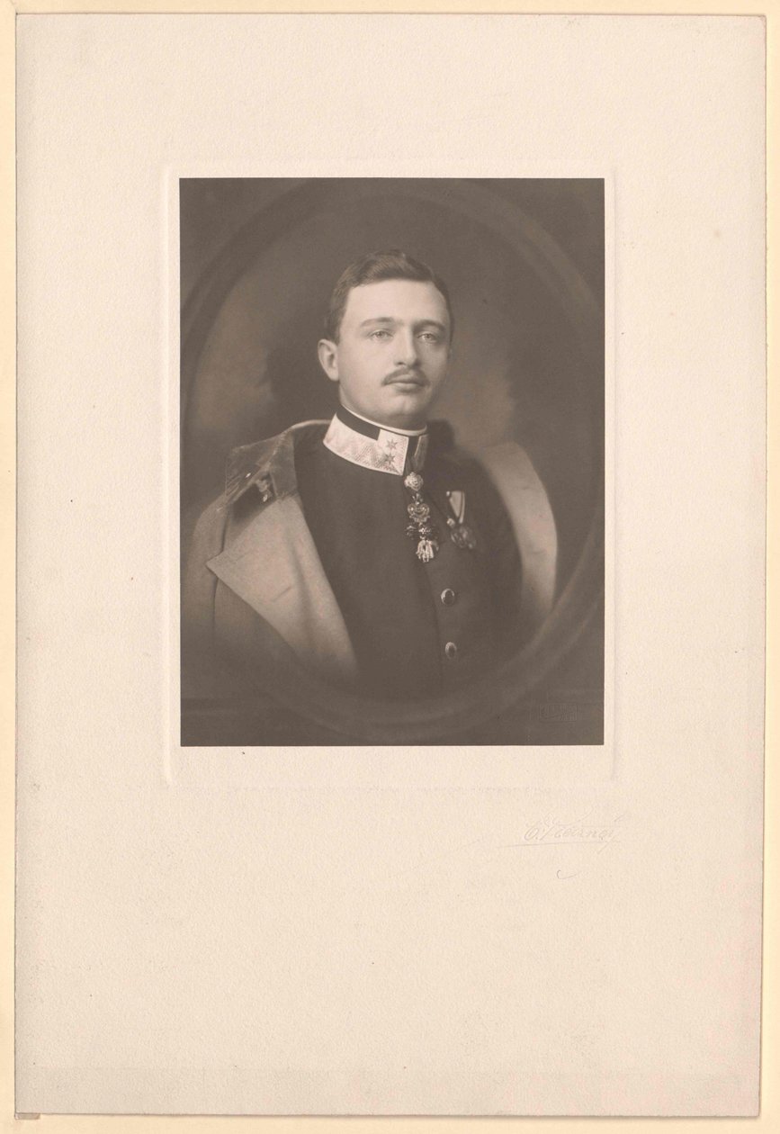 Kejsaren av Österrike Karl I (tryck) av Artist Unknown