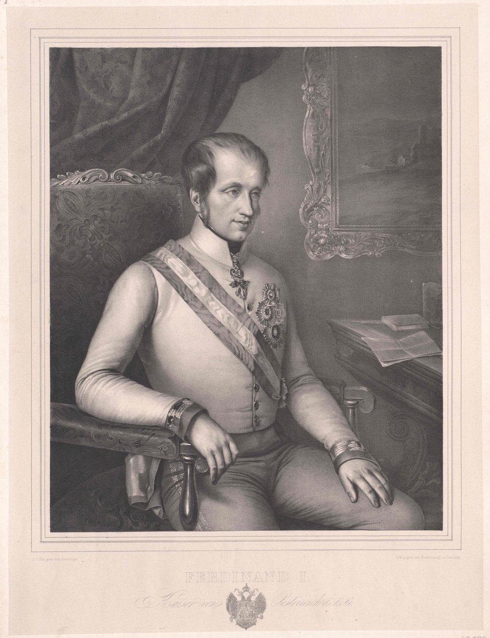 Kejsare av Österrike Ferdinand I av Artist Unknown