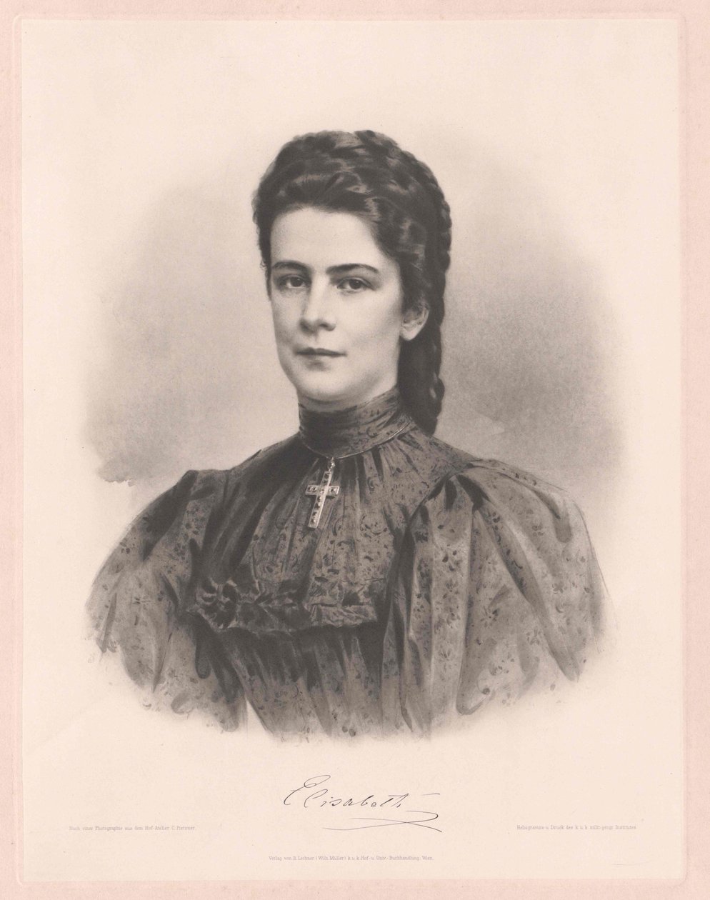 Kejsarinnan av Österrike Elisabeth av Artist Unknown