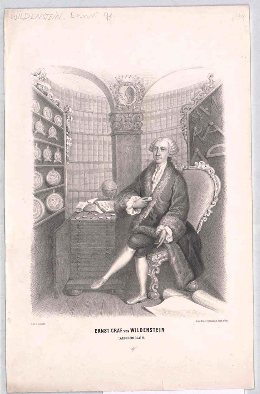 Ernst Henry greve von Wildenstein av Artist Unknown
