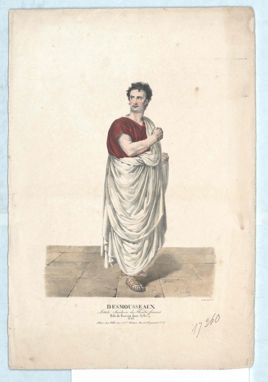 Felicite Auguste Desmousseaux av Artist Unknown