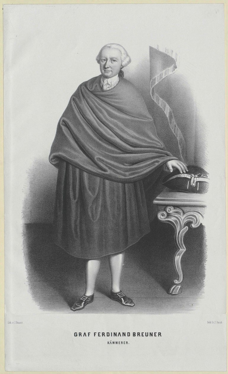 Ferdinand greve Breunner av Artist Unknown