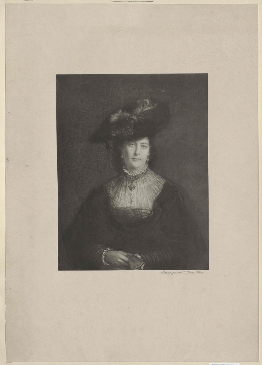 Francesca von Wertheimstein av Artist Unknown