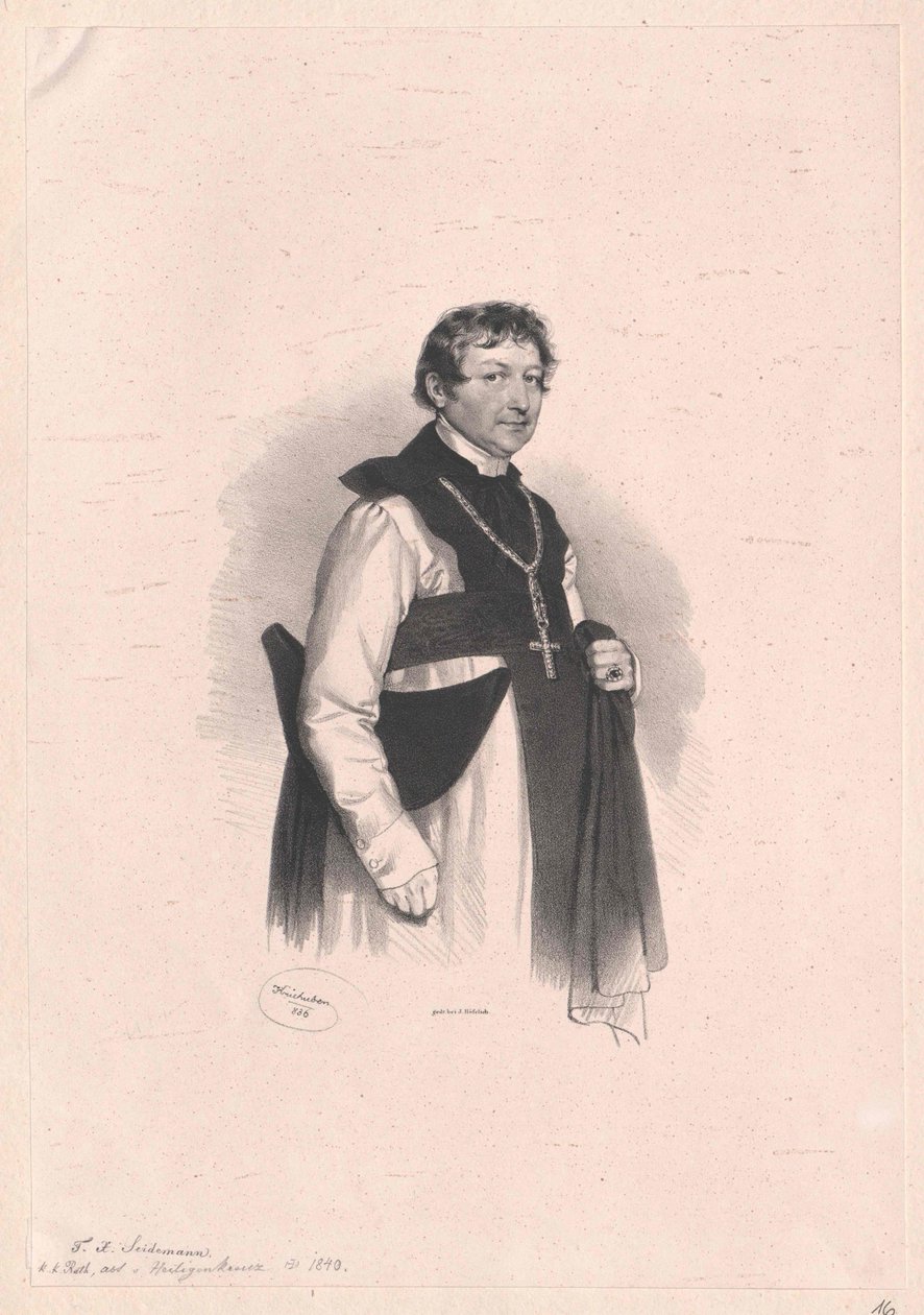 Franz Xavier Seidemann av Artist Unknown