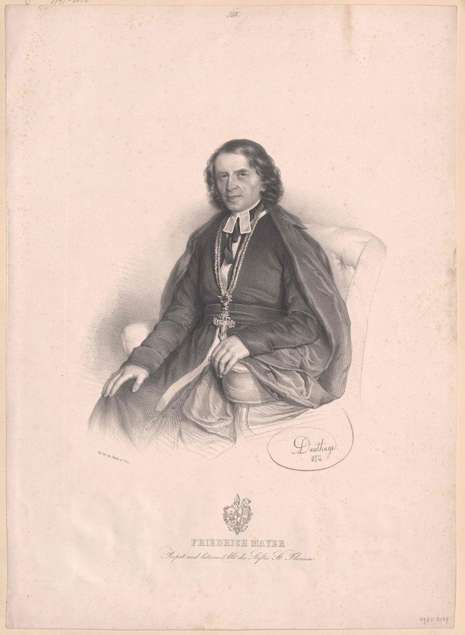 Frederick (Gottlieb) Mayer av Artist Unknown