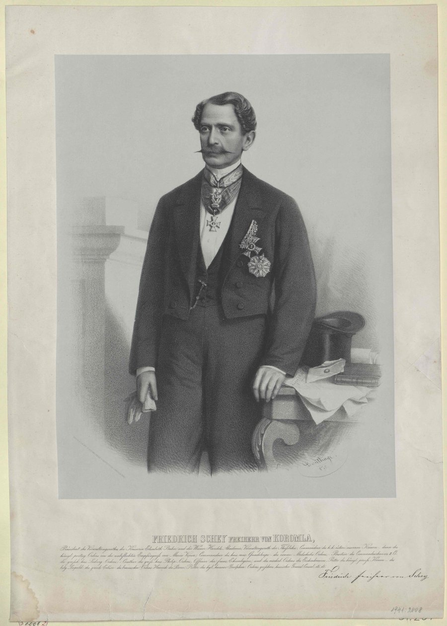 Frederick baron Schey-Koromla av Artist Unknown
