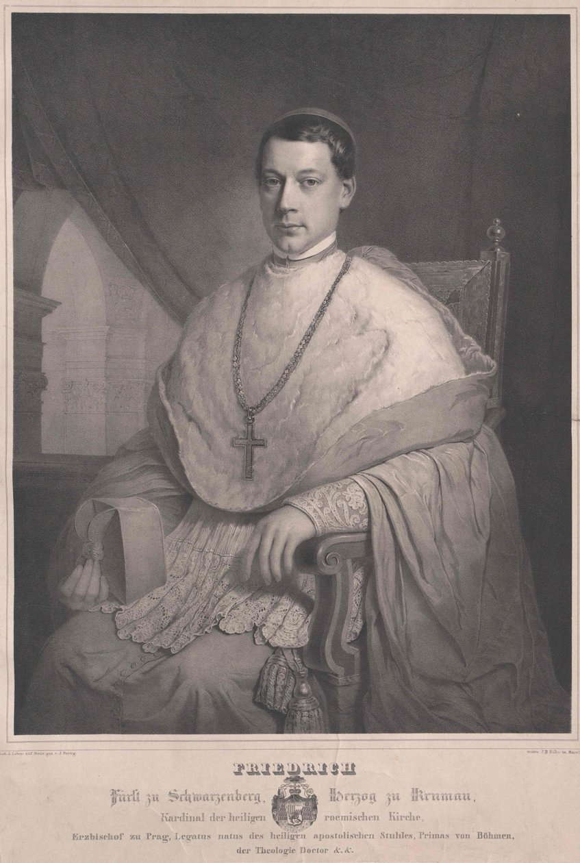 Frederick greve Schwarzenberg-Krumau av Artist Unknown