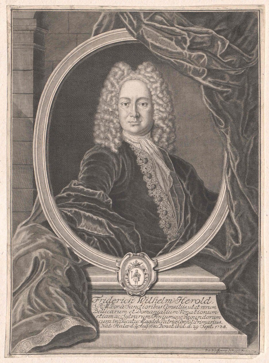 Friedrich Wilhelm Herold (tryck) av Artist Unknown