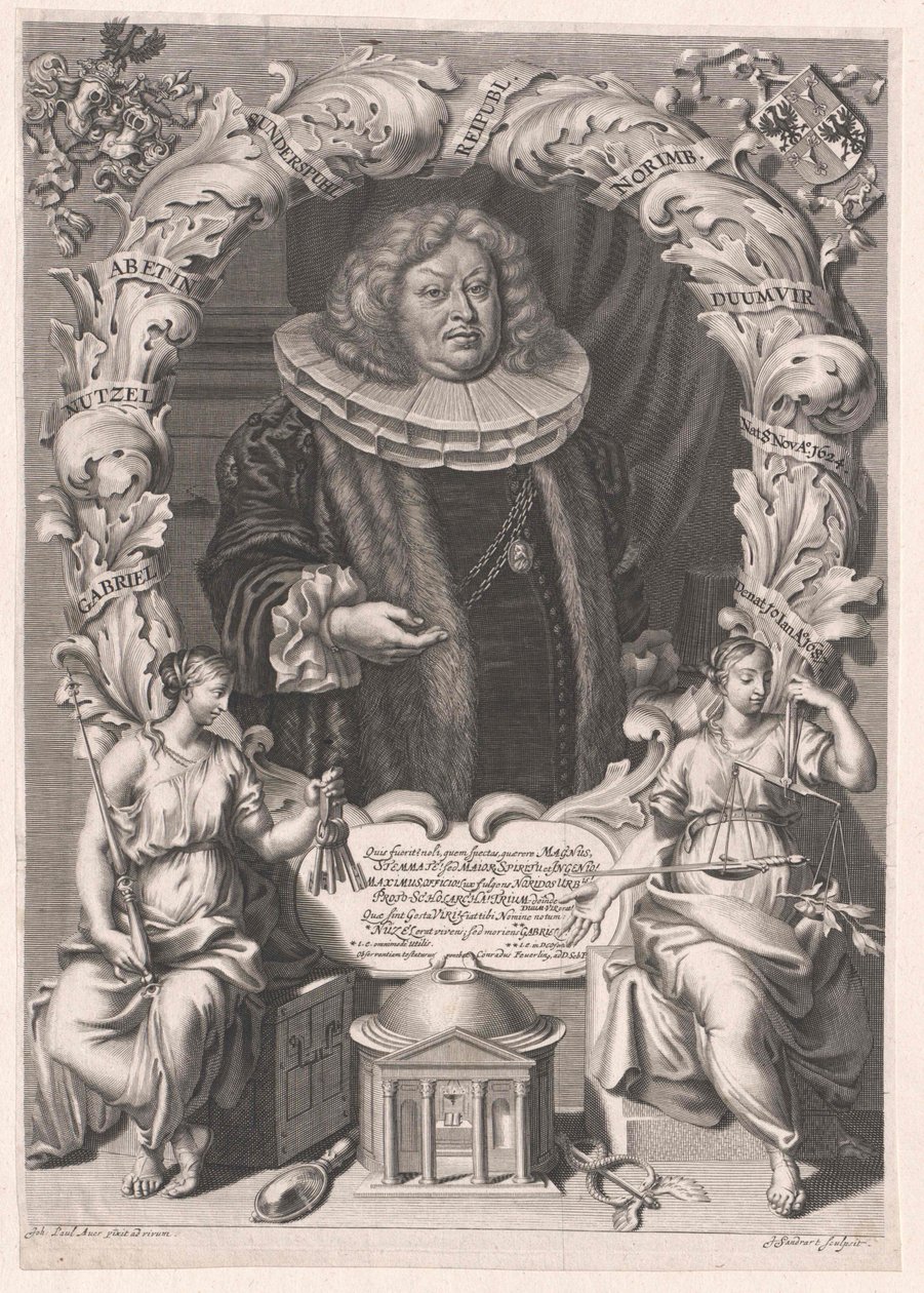 Gabriel Nuetzel von Suendersbuehl av Artist Unknown