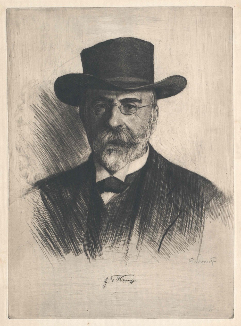 Georg Friedrich Knapp av Artist Unknown