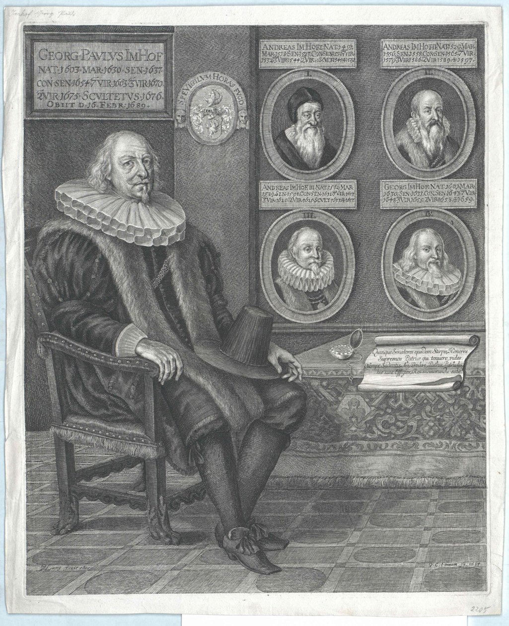 George Paul Imhof av Artist Unknown