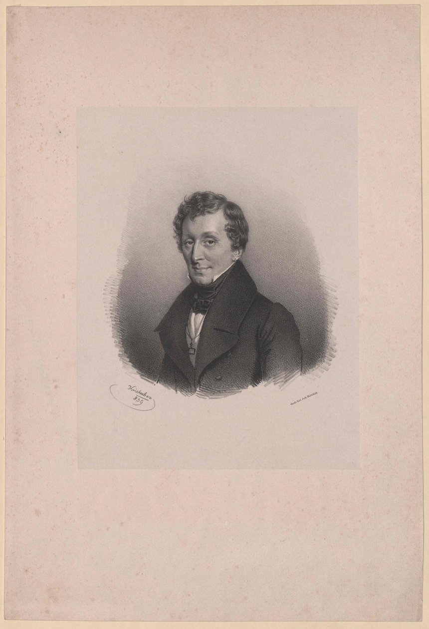 Giacomo Meyerbeer (tryck) av Artist Unknown