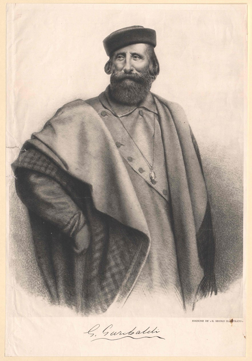 Giuseppe Garibaldi av Artist Unknown