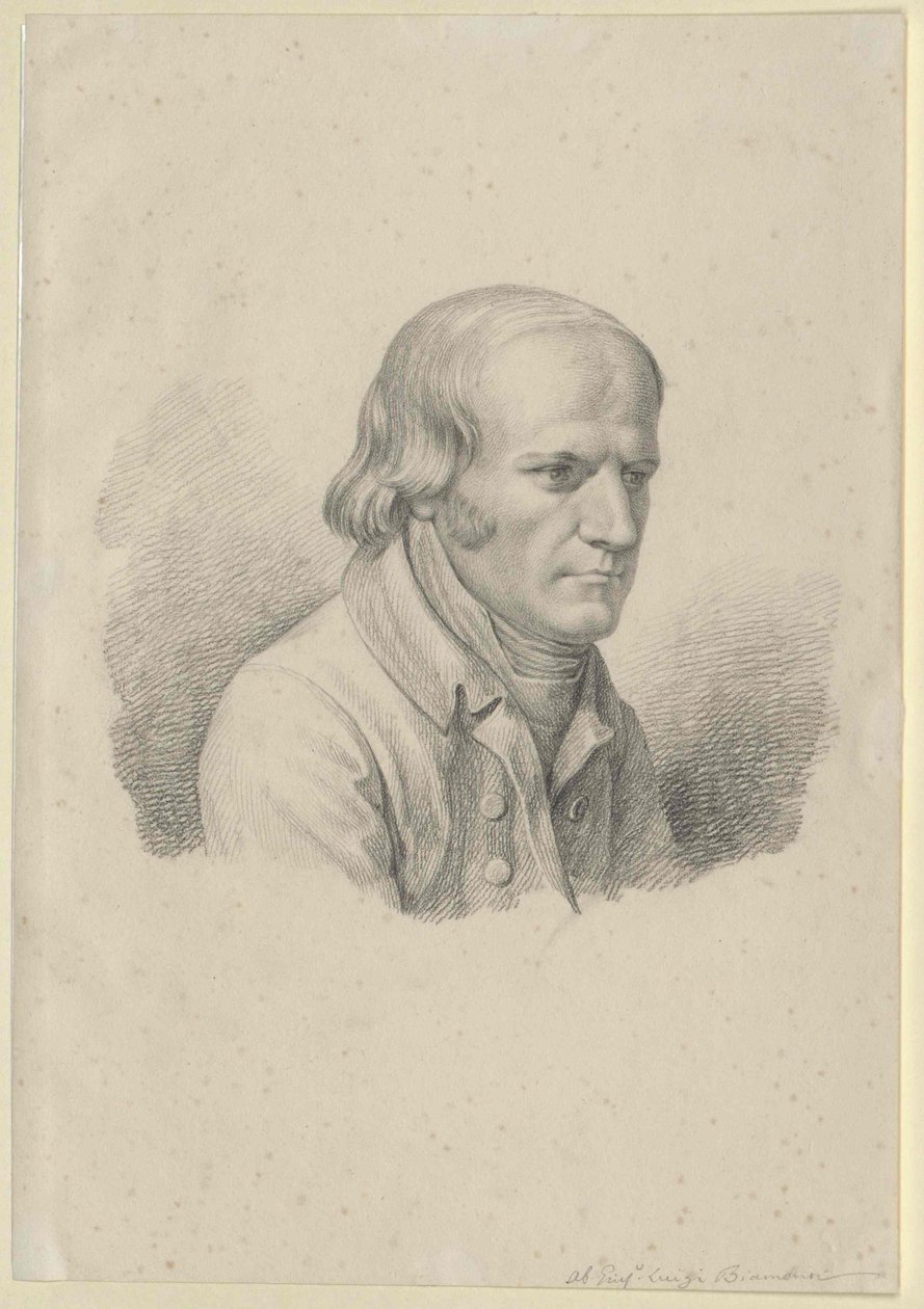 Giuseppe Lodovico Biamonti (tryck) av Artist Unknown