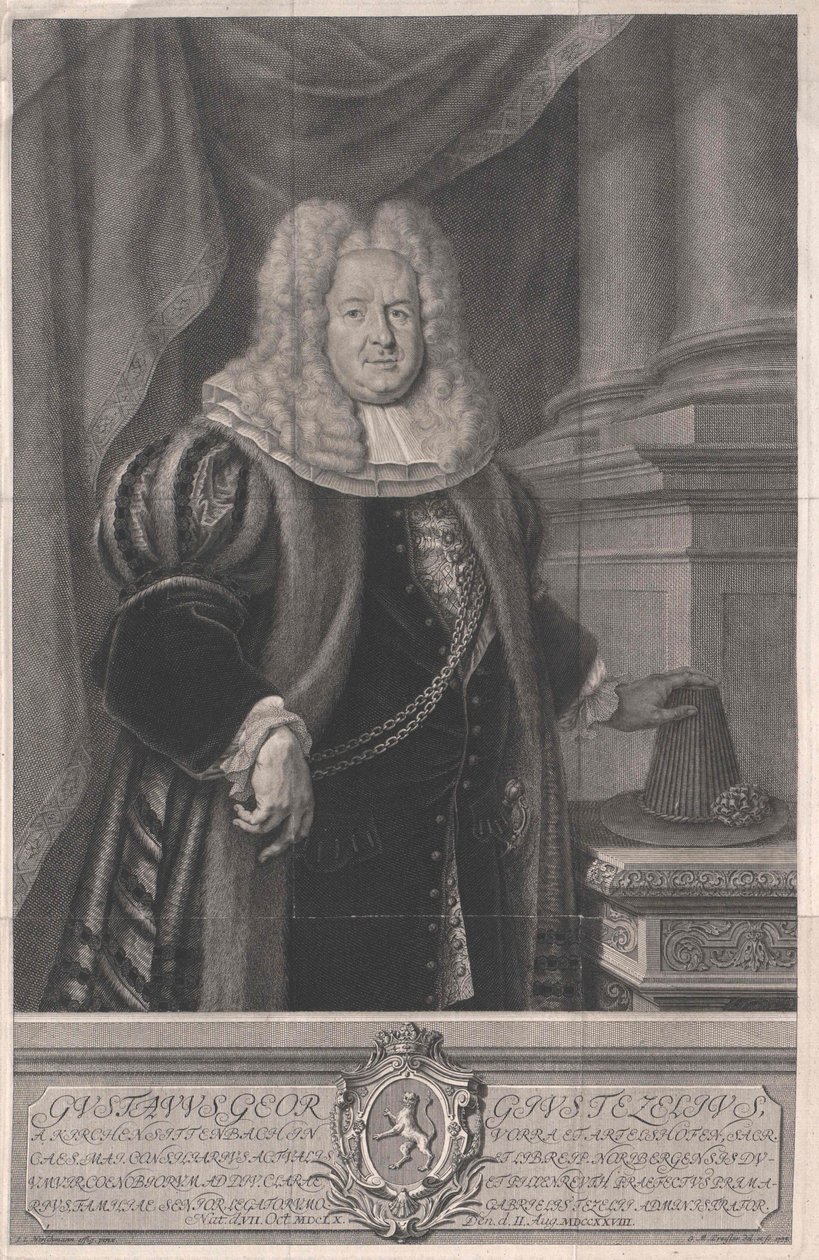 Gustav Georg Tetzel från Kirchensittenbach av Artist Unknown