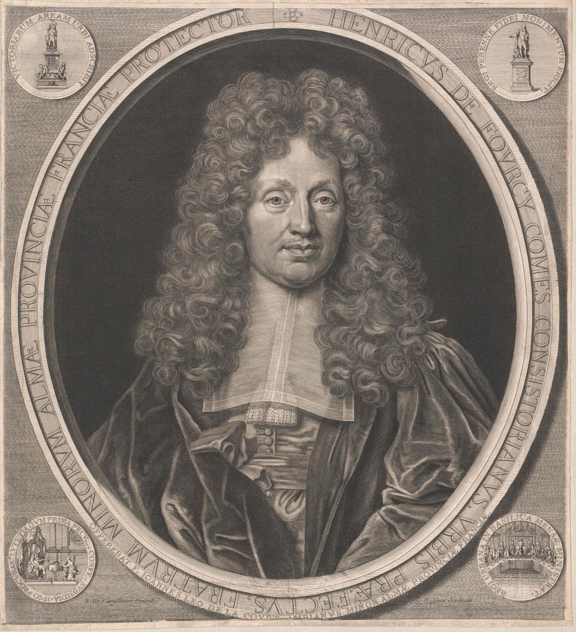 Henri II Fourcy (tryckning) av Artist Unknown