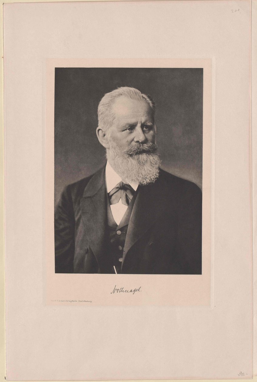 Hermann Nothnagel (tryck) av Artist Unknown