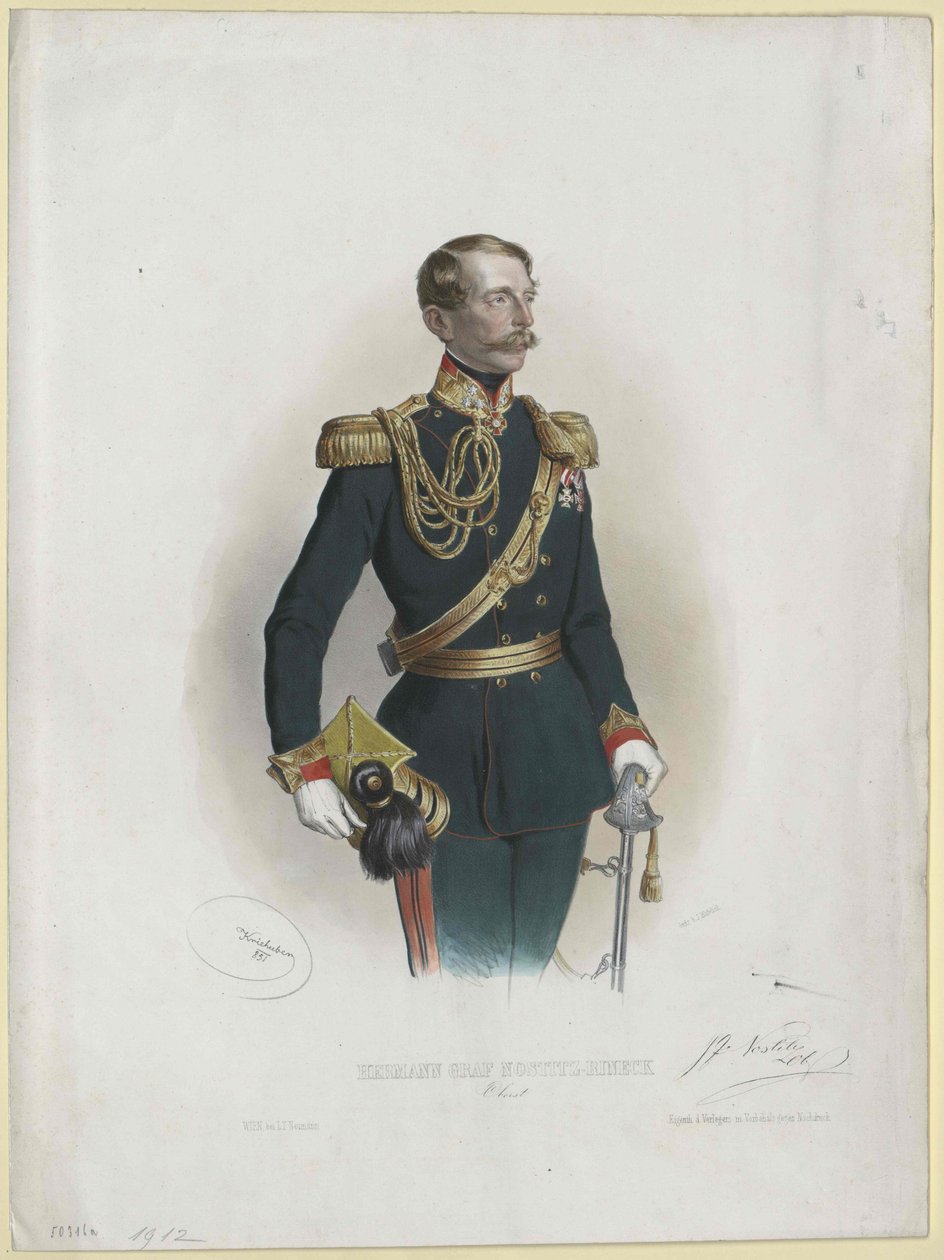 Hermann greve Nostitz-Rieneck av Artist Unknown