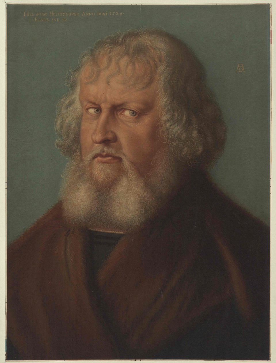 Hieronymus Holzschuher (tryck) av Artist Unknown