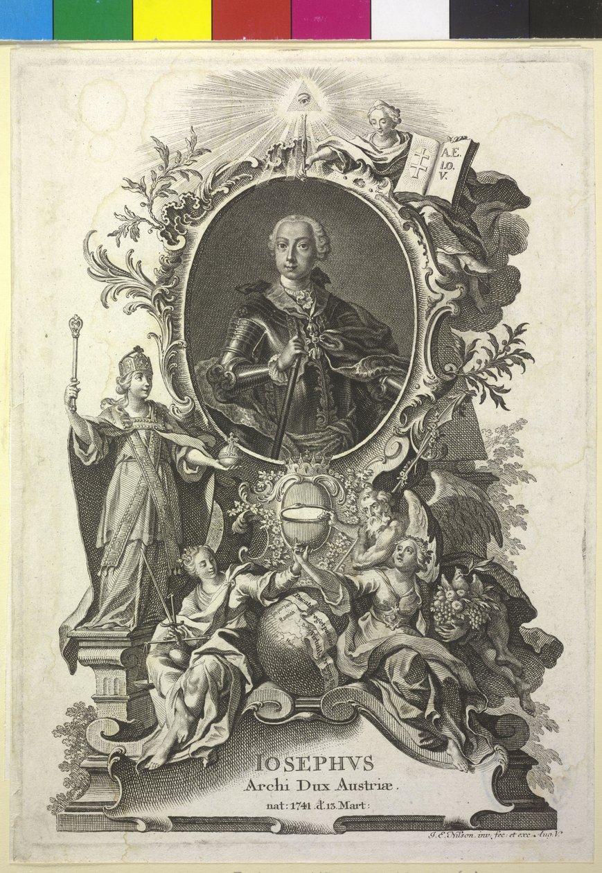 Tysk-romerska kejsaren Josef II av Artist Unknown