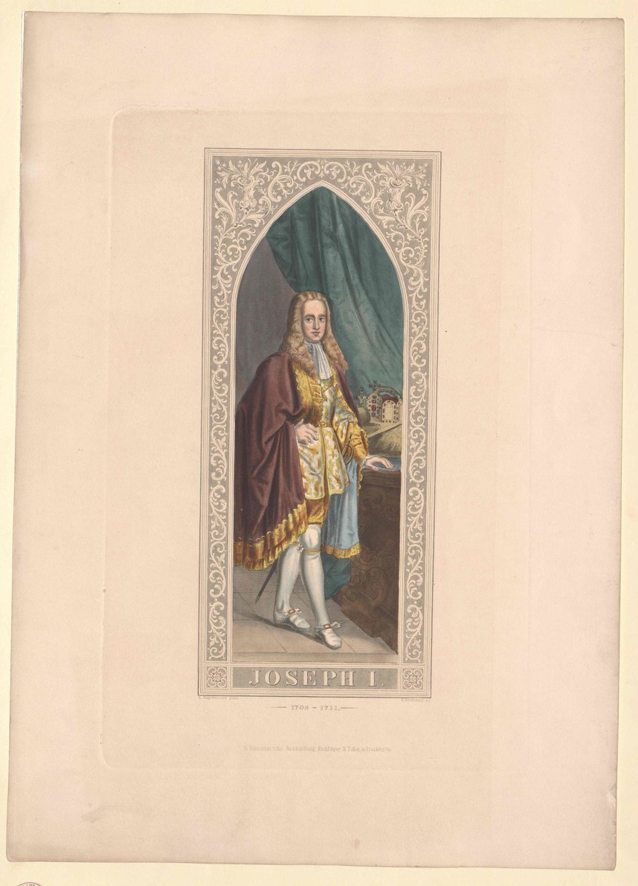 Tysk-romerska kejsaren Josef I av Artist Unknown