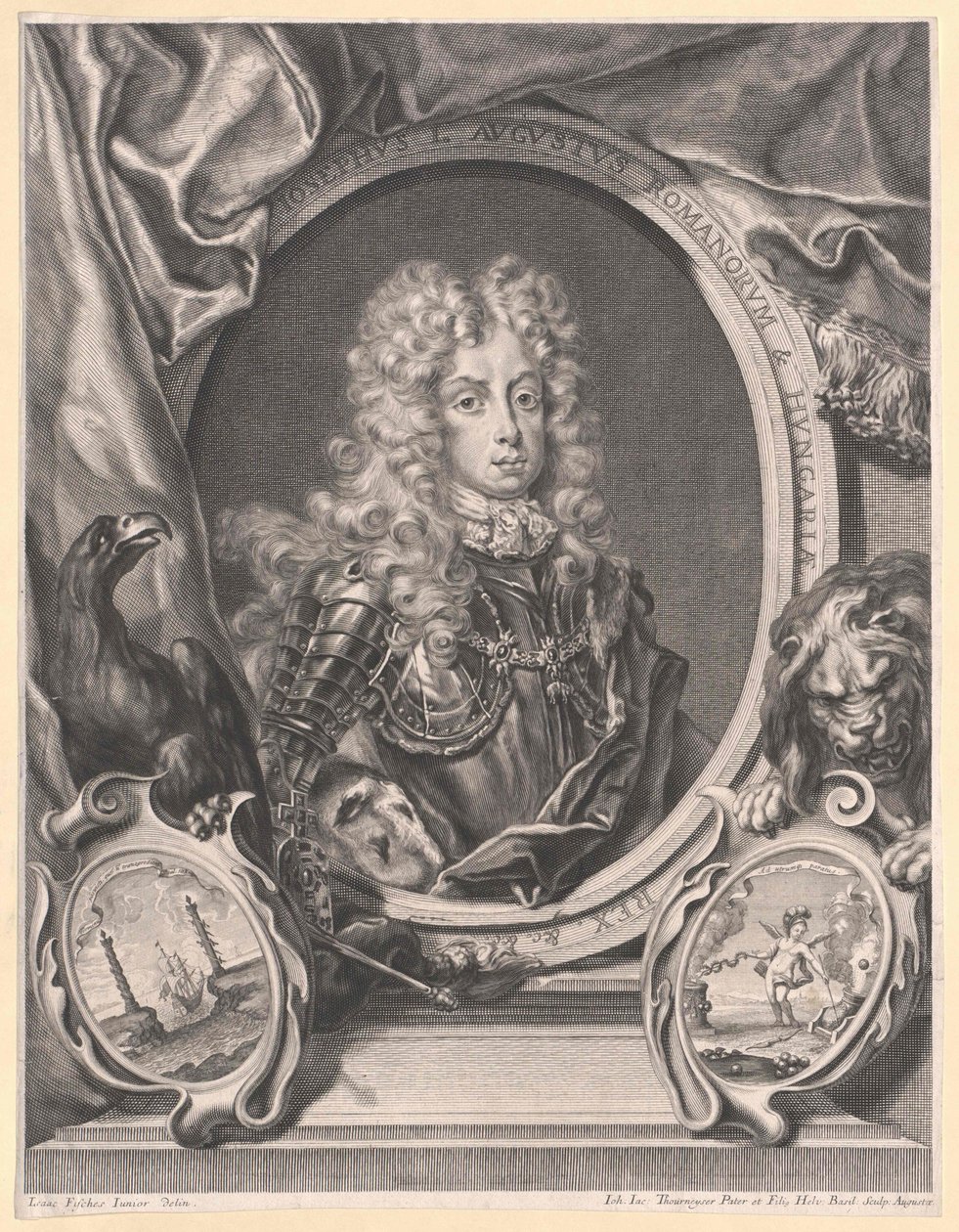 Tysk-romerska kejsaren Josef I av Artist Unknown