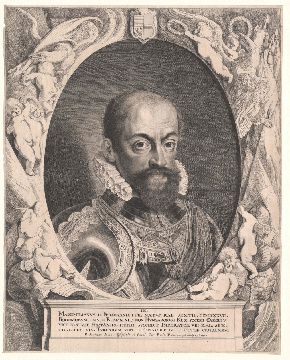 Tysk-romerska kejsaren Maximilian II av Artist Unknown