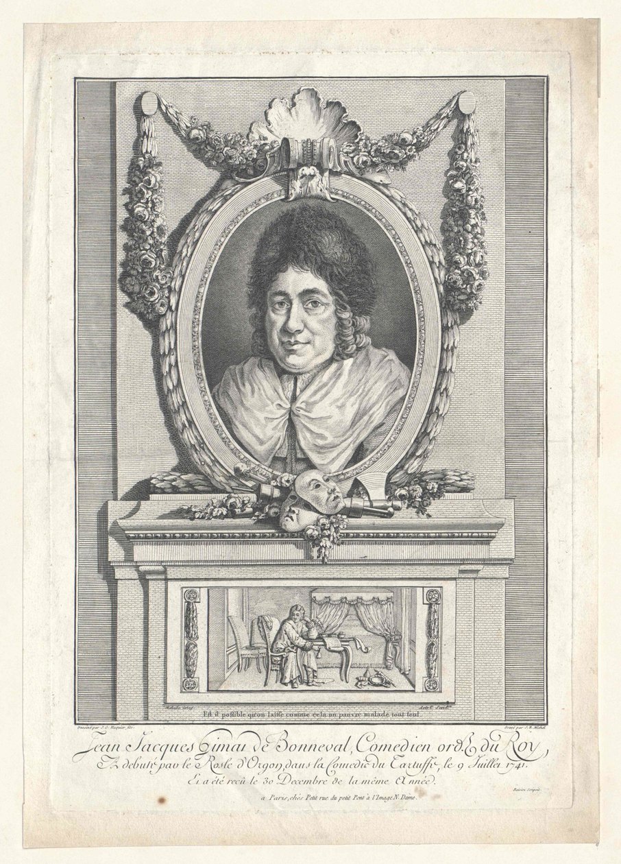 Jean Jacques Gimat de Bonneval av Artist Unknown
