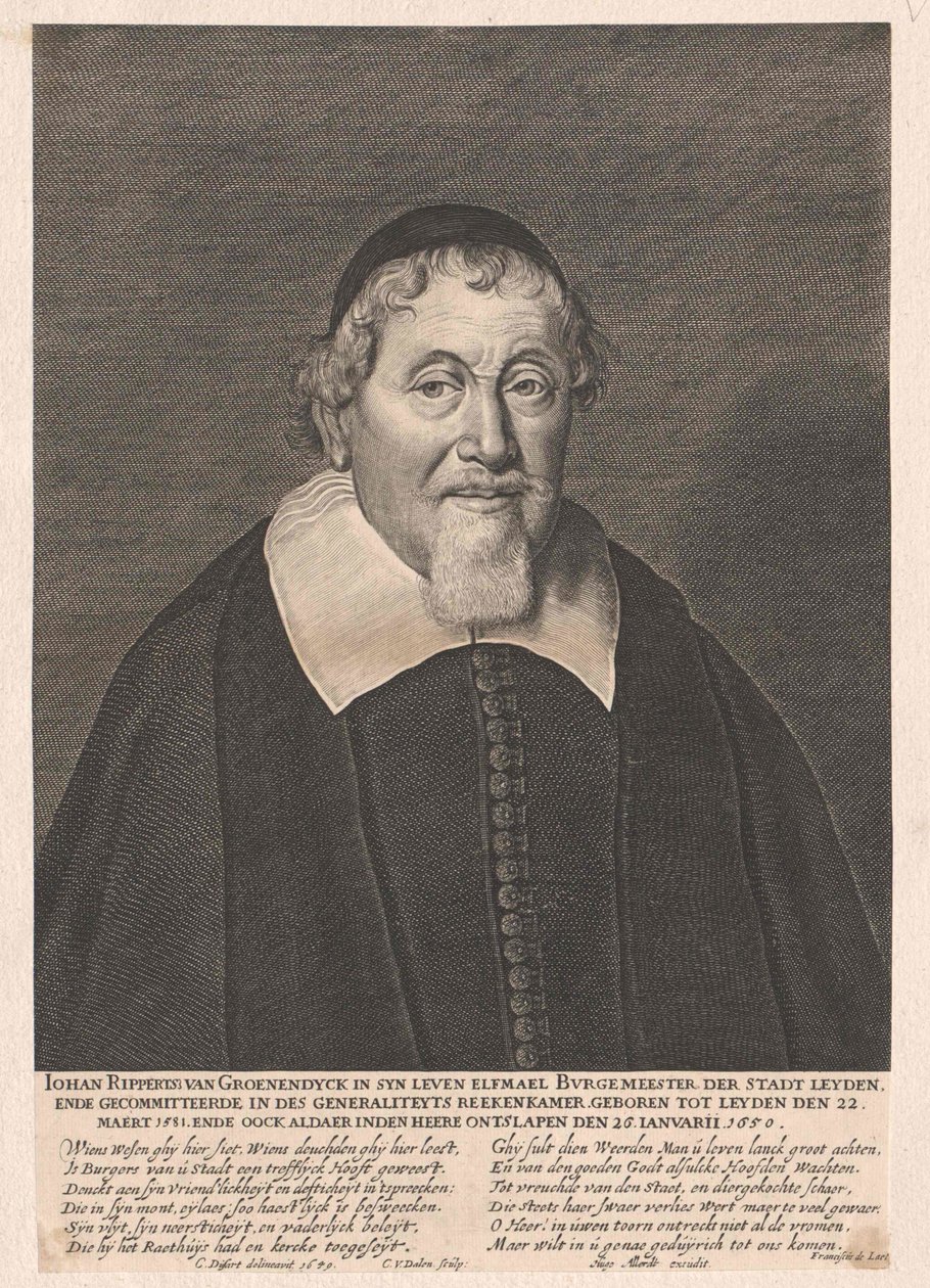 Johan Rippertsz van Groenendijck (tryck) av Artist Unknown