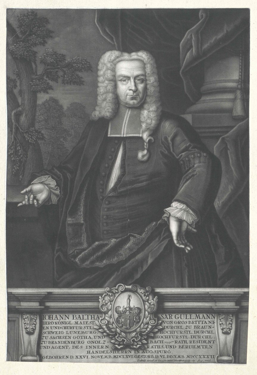 Johann Balthazar Gullmann av Artist Unknown