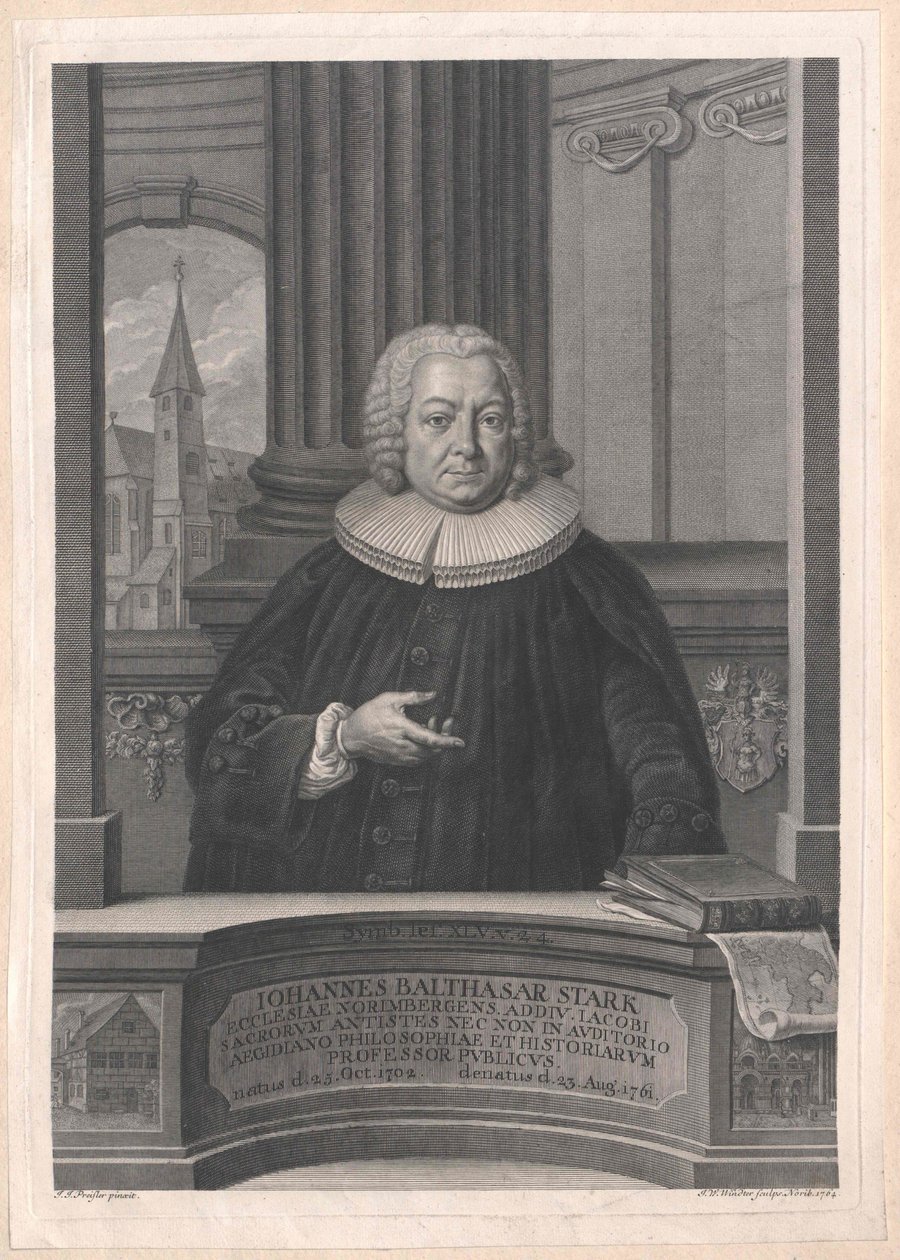 Johann Balthazar Stark av Artist Unknown