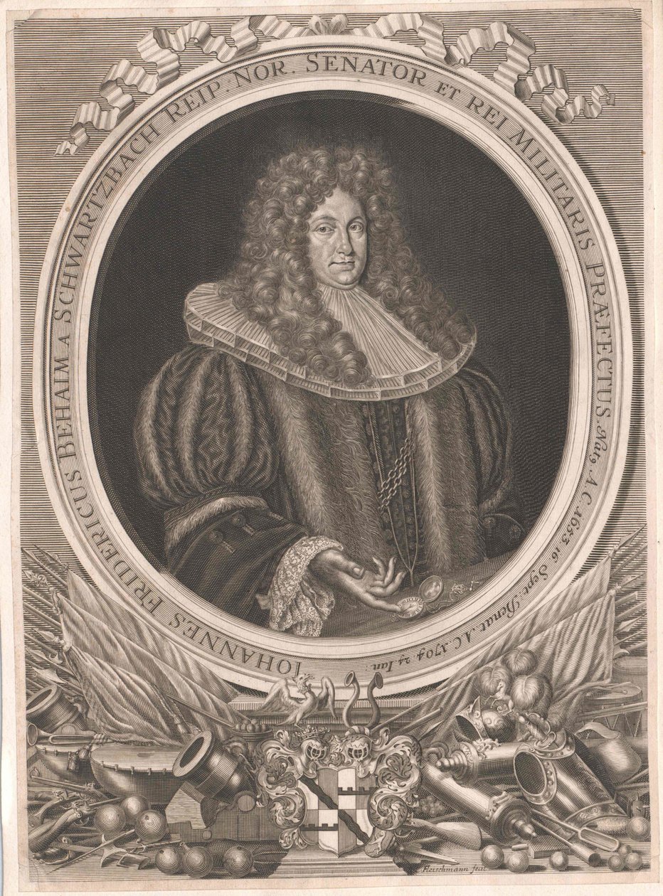 Johann Frederick Behaim von Schwarzbach av Artist Unknown
