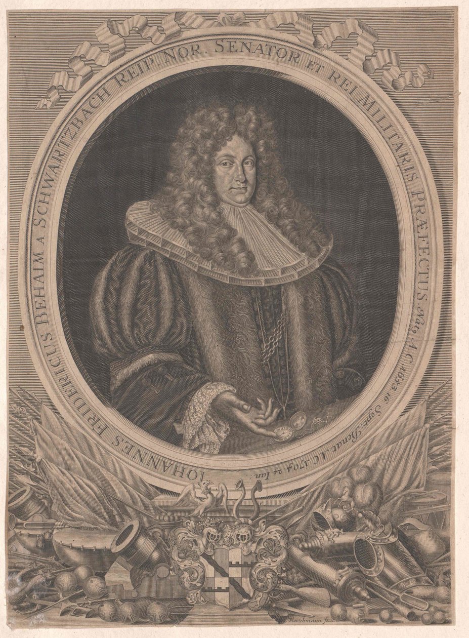 Johann Frederick Behaim von Schwarzbach av Artist Unknown
