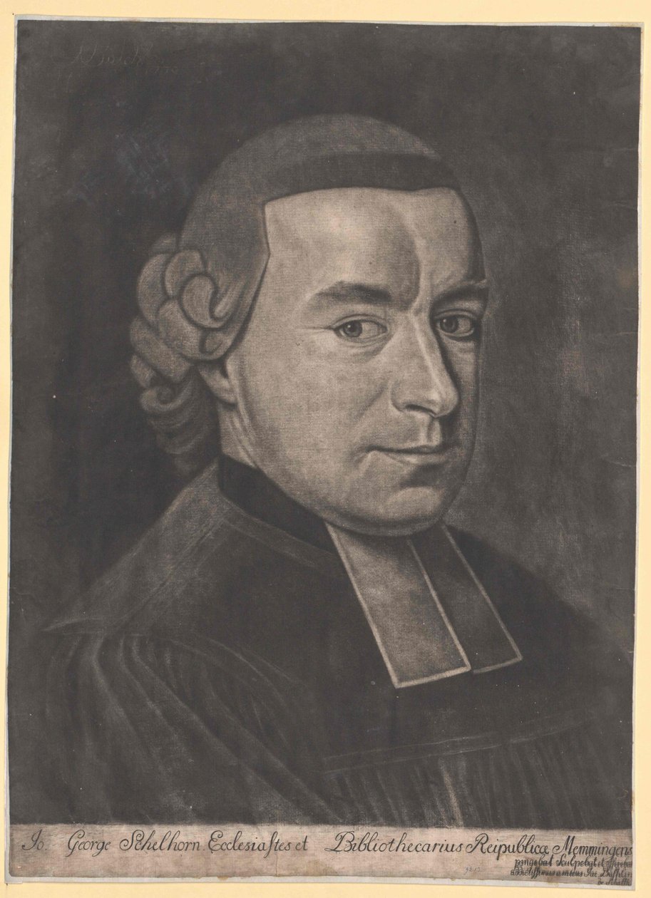Johann Georg Schelhorn av Artist Unknown