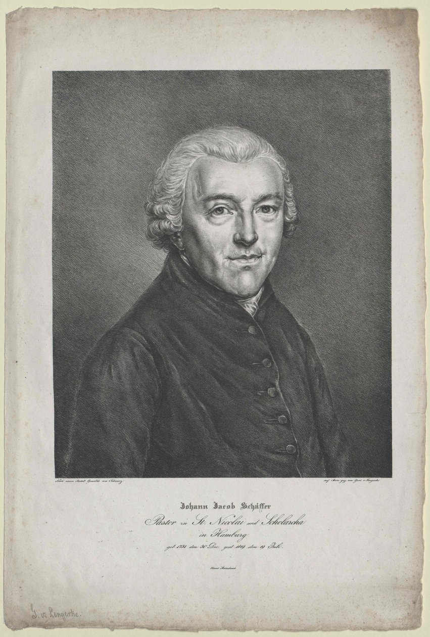 Johann Jakob Schaeffer av Artist Unknown