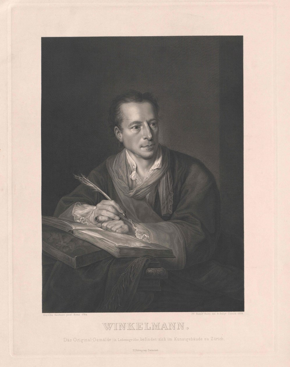 Johann Joachim Winckelmann av Artist Unknown