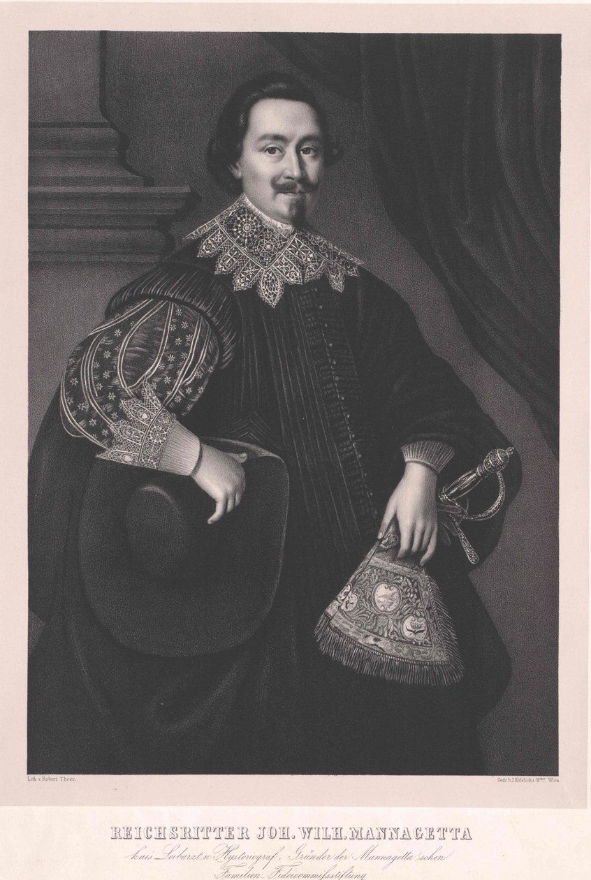 Johann Wilhelm Mannagetta av Artist Unknown