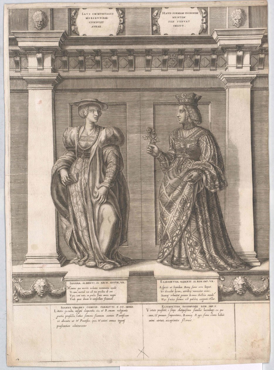 Johanna von Pfirt, av Artist Unknown