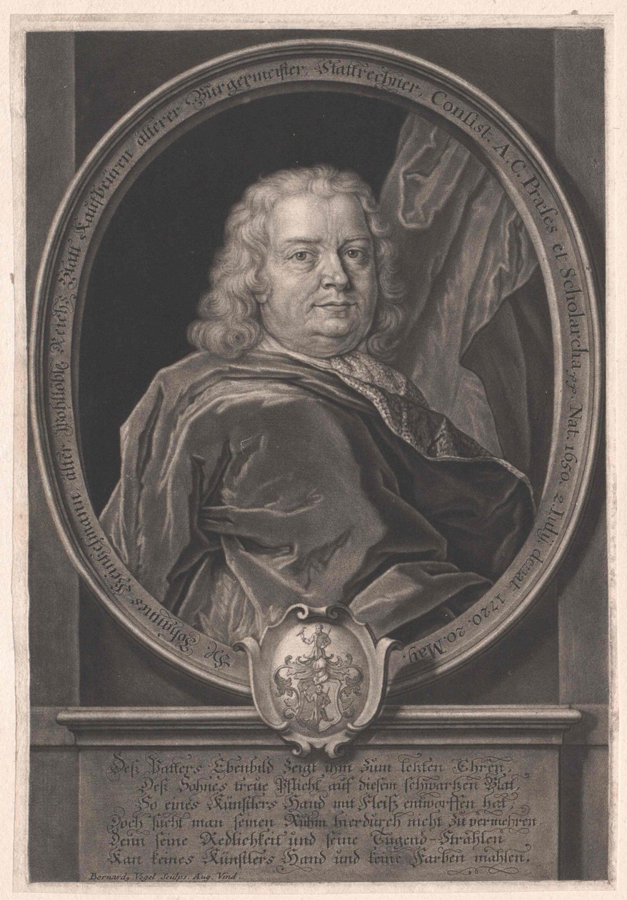 Johannes Heintzelmann (tryck) av Artist Unknown