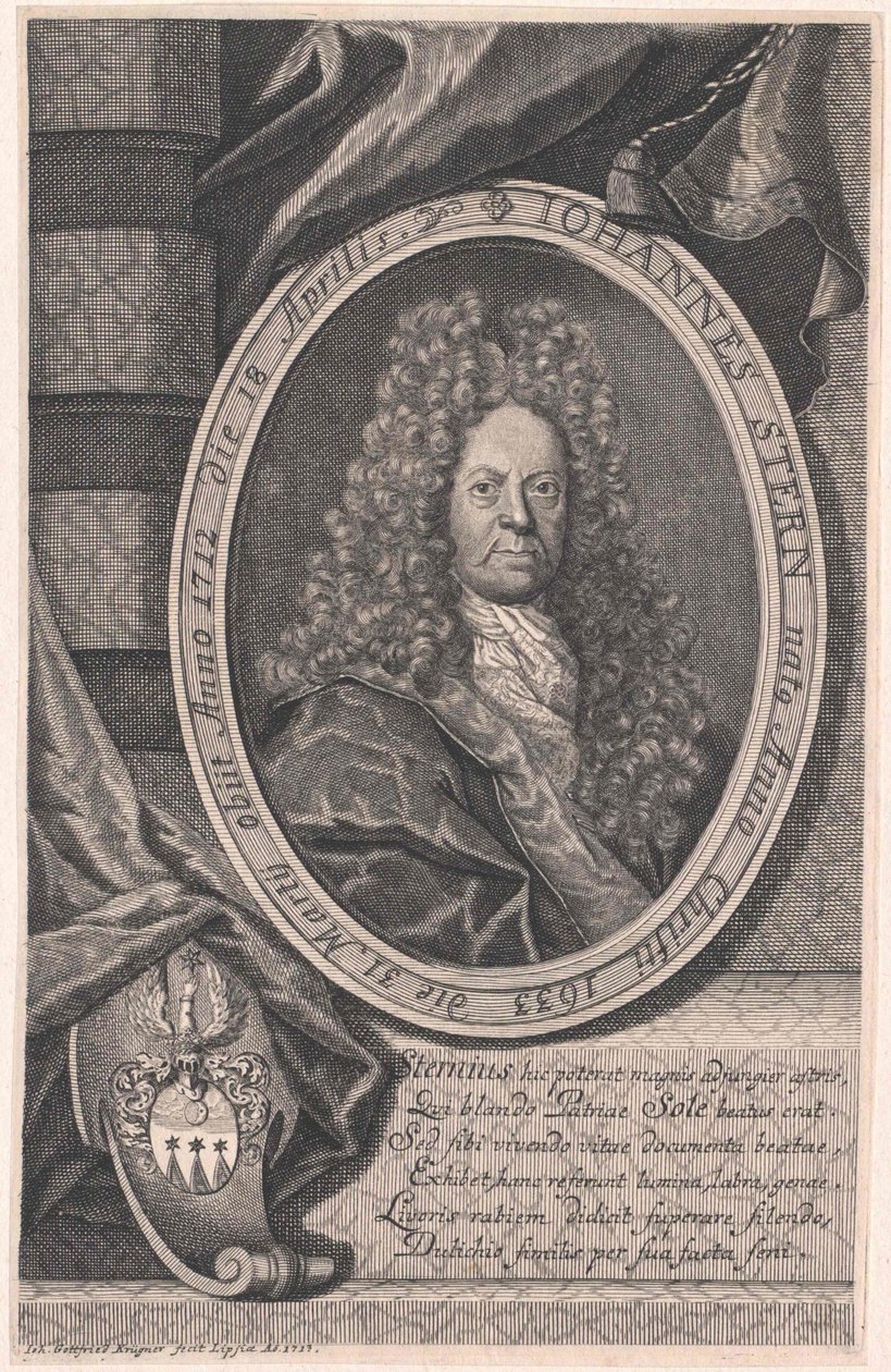 Johannes Stern (tryck) av Artist Unknown
