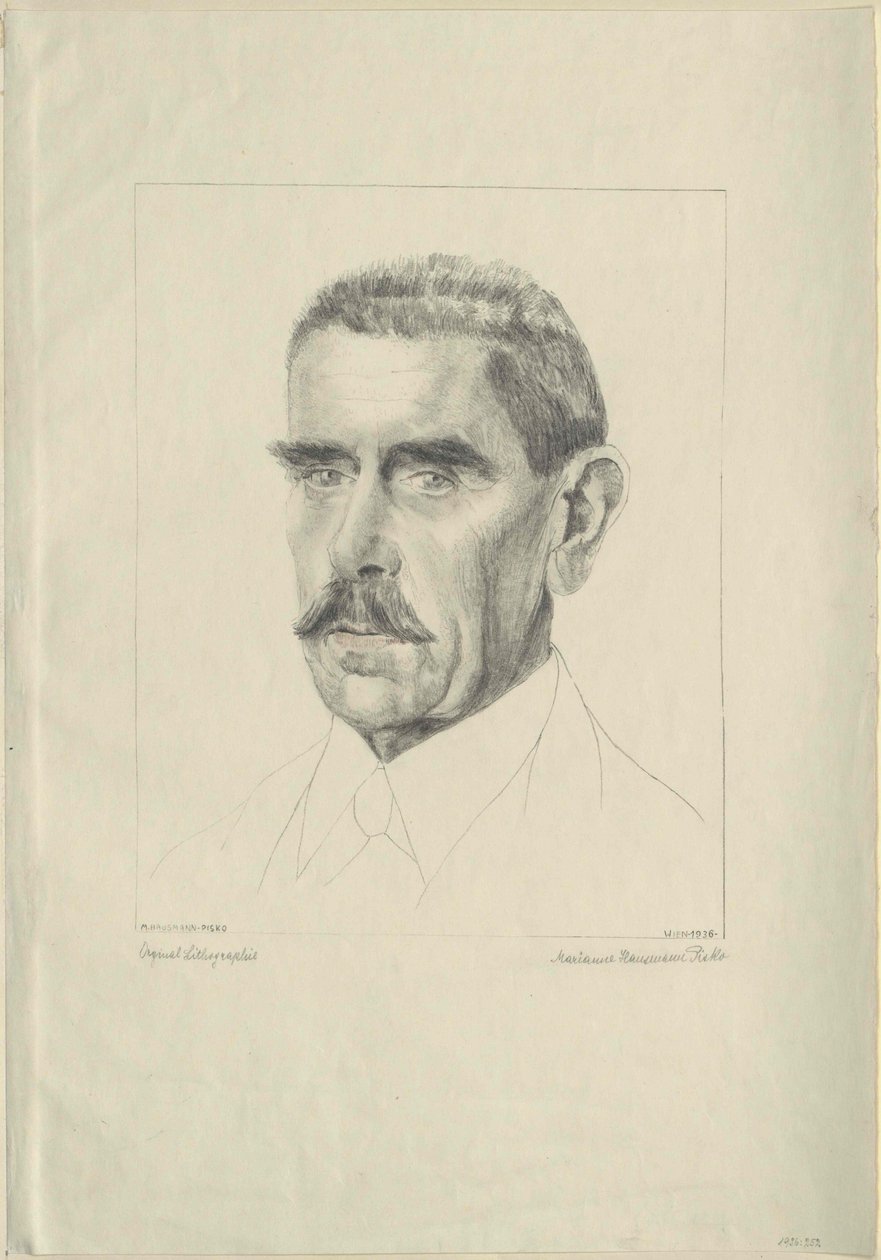 Julius von Wagner-Jauregg (tryck) av Artist Unknown